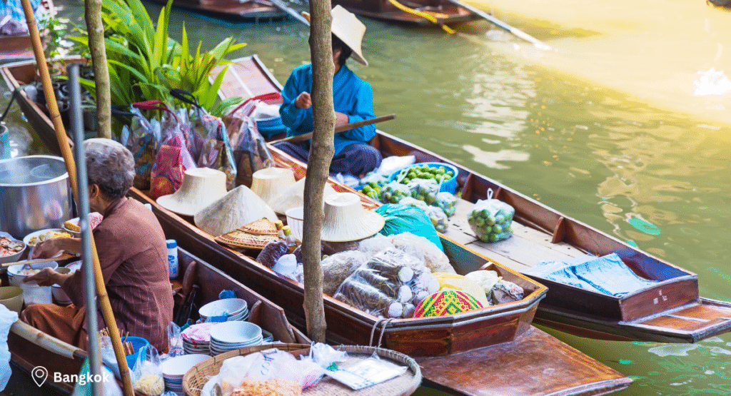 Day 3 – Floating Markets & Bangkok Tour